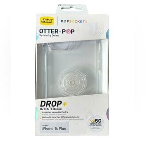 OtterBox Otter + Pop Symmetry Series iPhone Clear Case Wireless Charging NIB